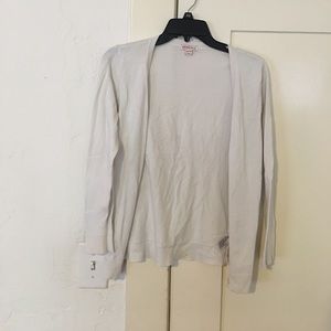 White cardigan