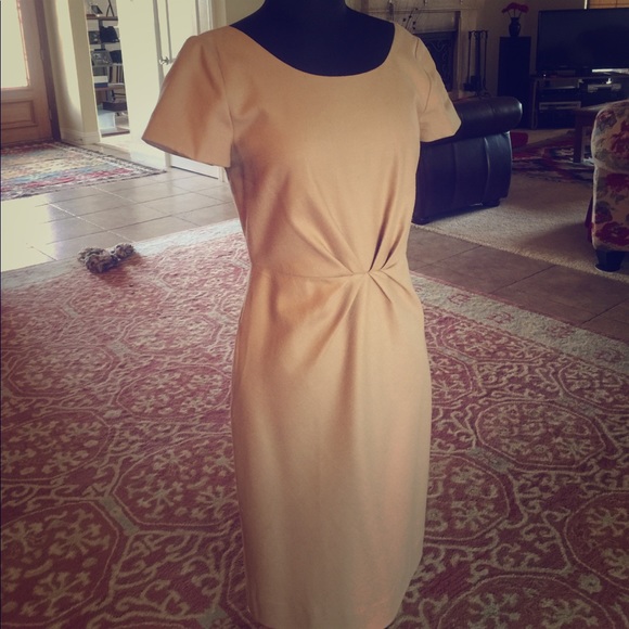 J Crew wool dress beige size 4 - Picture 1 of 6