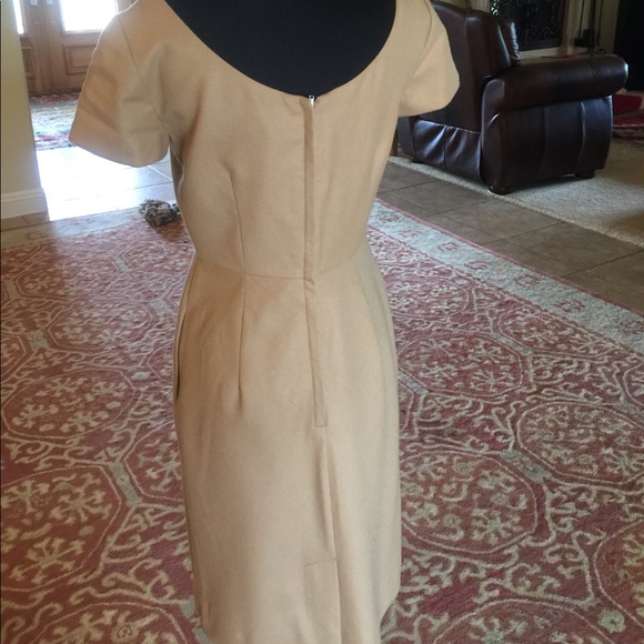 J Crew wool dress beige size 4 - Picture 2 of 6