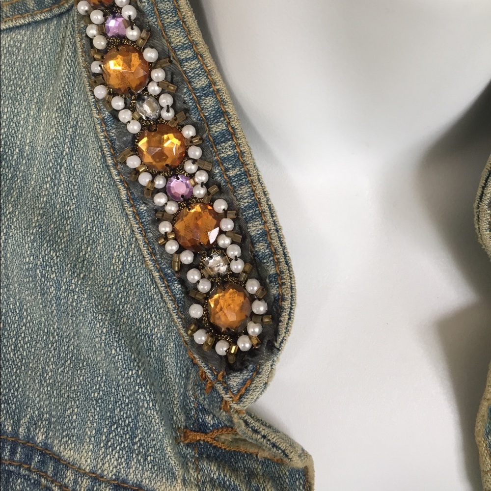 Short denim jacket - Picture 3 of 5