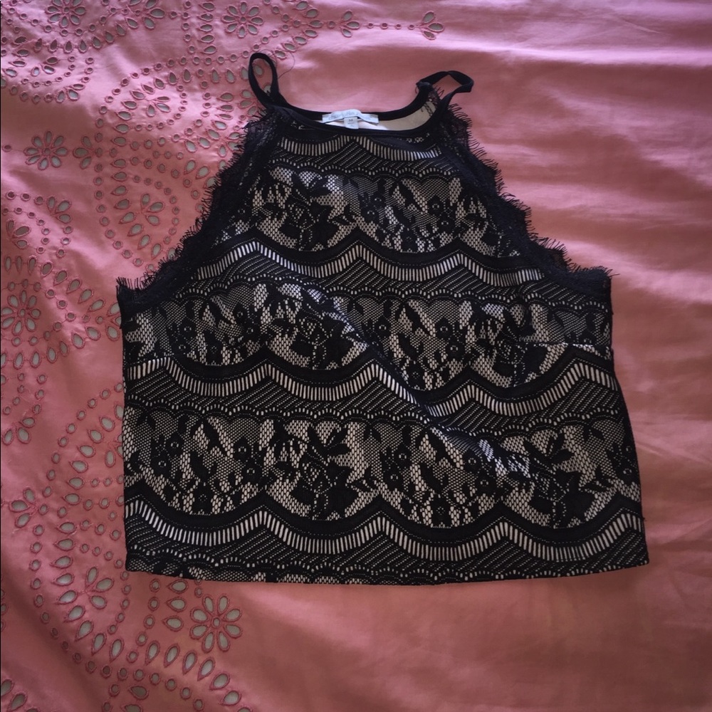 Charlotte Russe Lace Tank