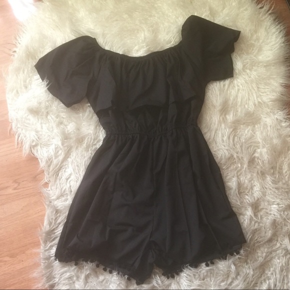 💜Off the shoulder romper L 💜 - Picture 4 of 8