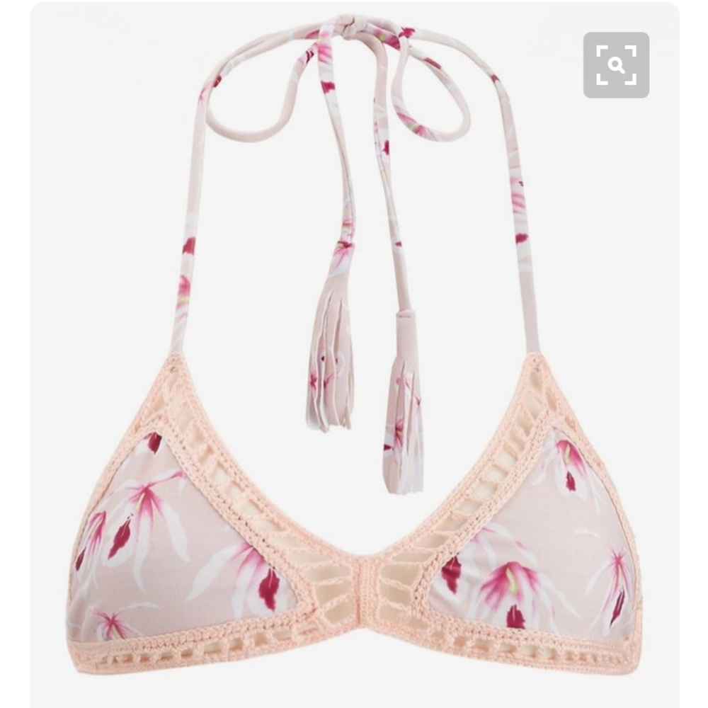 SOLD! Acacia island orchid ANDY bikini top - Picture 5 of 6