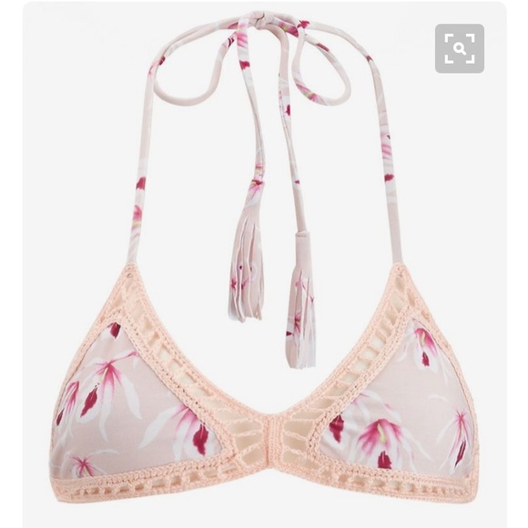 SOLD! Acacia island orchid ANDY bikini top - Picture 5 of 6