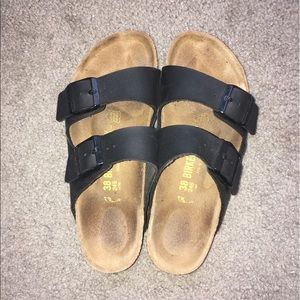 Black Birkenstock sandals