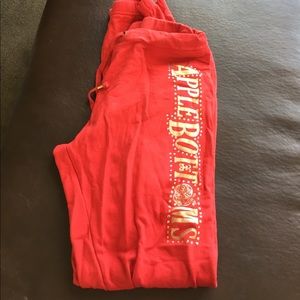Apple bottoms sweat pants