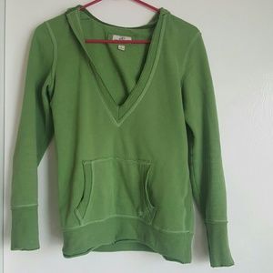 Green hoodie
