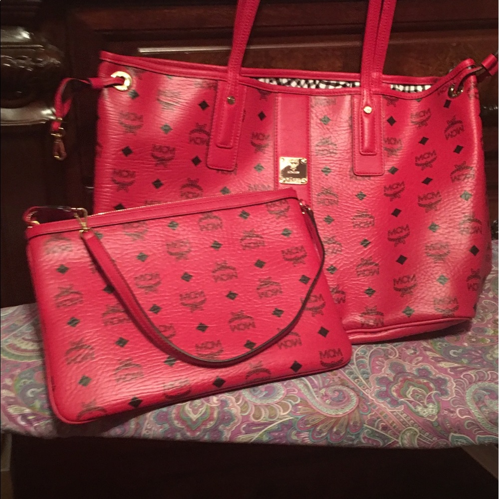 Reversible Liz Visetos Shopper MCM handbag