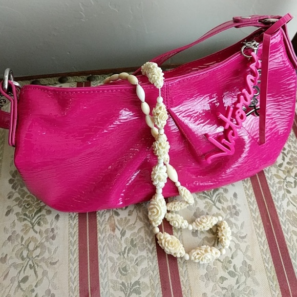 Victoria's Secret Handbags - Victoria's Secret hot pink small clutch