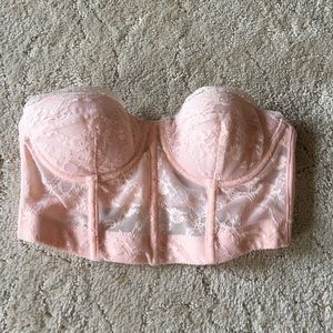 SALE Pink strapless bra
