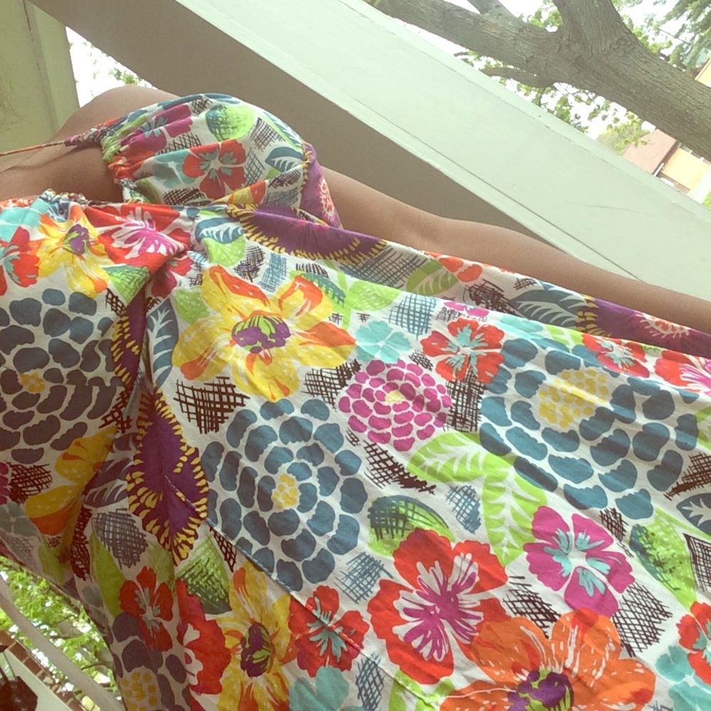 Floral print dress