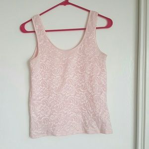 Pink, lace body shirt