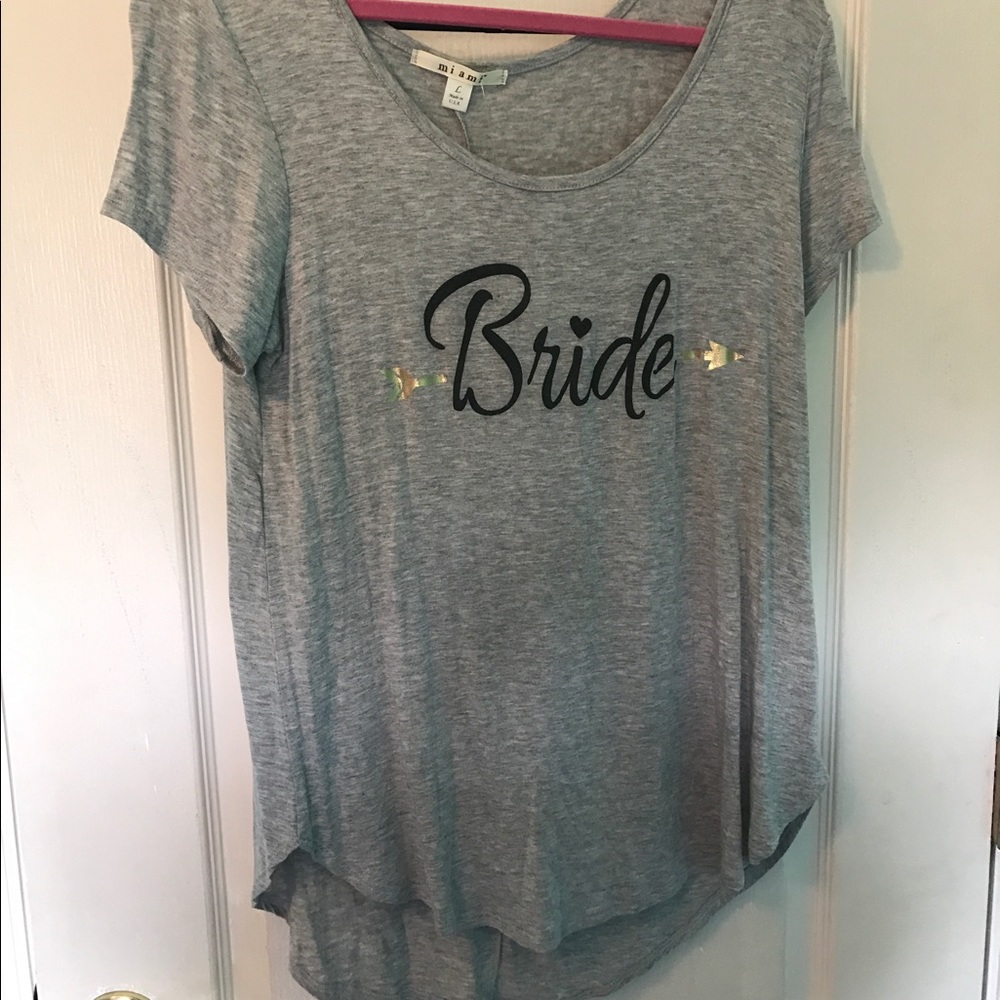 Bride tee shirt
