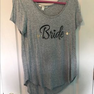 Bride tee shirt