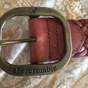 Abercrombie brown leather belt