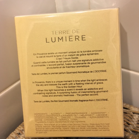 NEW SEALED L'Occitane Terre De Lumière EDP 3 oz. - Picture 2 of 5