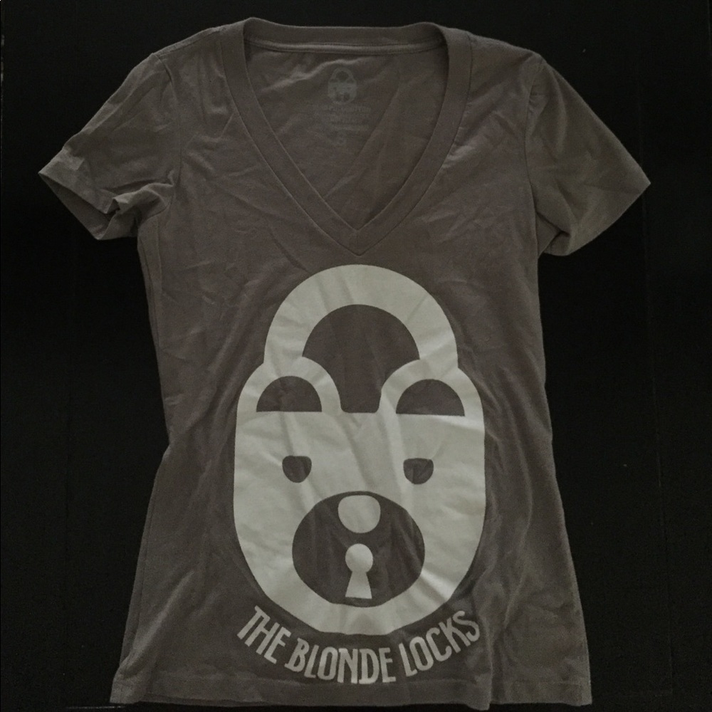 Blonde Locks V-Neck