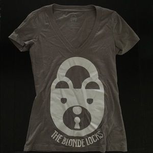Blonde Locks V-Neck