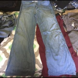 Express super soft wide  flare jean