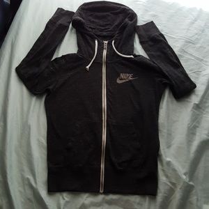 Nike gym vintage zip up hoodie