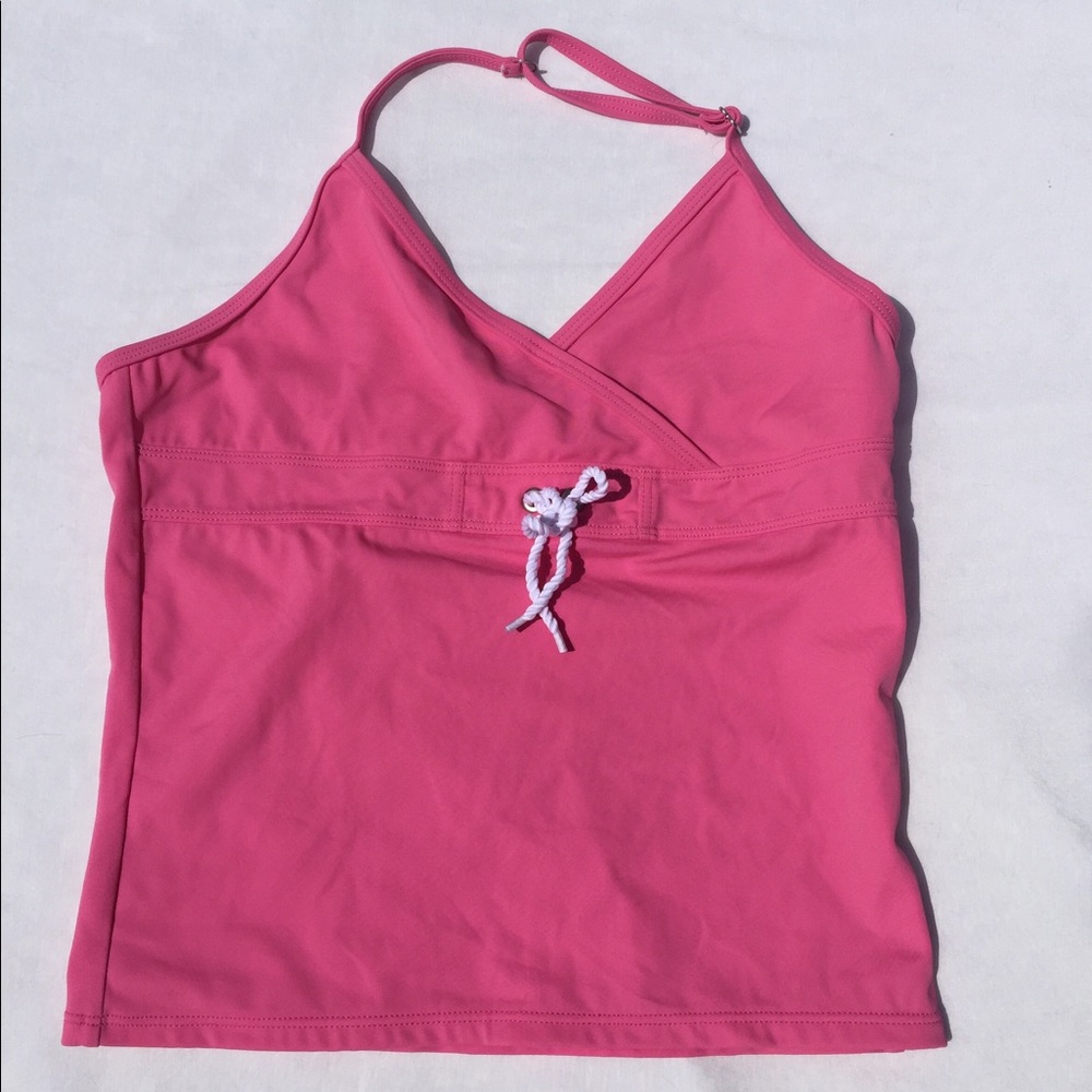 🎀Land End Kids Size 12 Tankini Top Pink