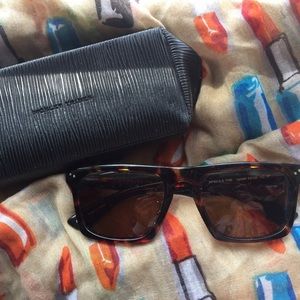 Dark tortoise Mosley Tribes wayfarer sunglasses