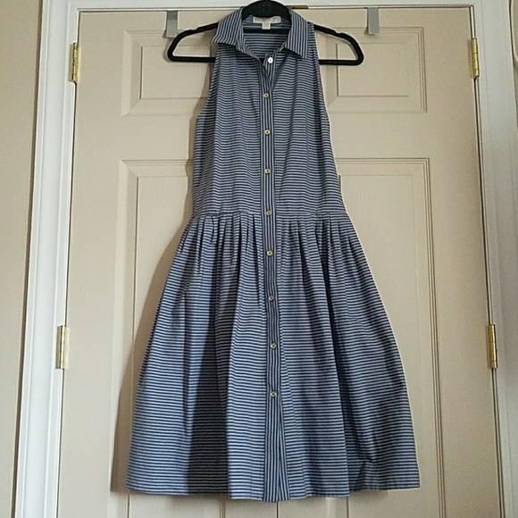 MICHAEL Michael Kors Dresses & Skirts - Michael Kors stripped cotton-poplin shirtdress