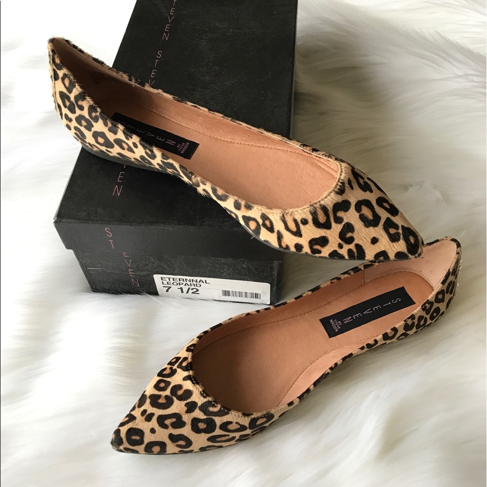 NEW Steve Madden Eternnal Leopard Flats