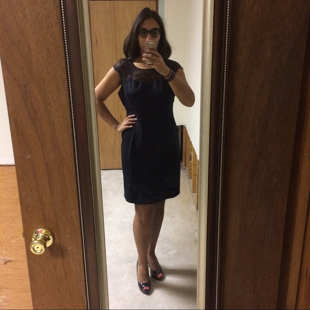 XL Black Slimming Dress