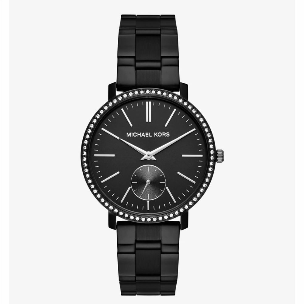 MICHAEL KORS Jaryn Black-Tone IP Watch