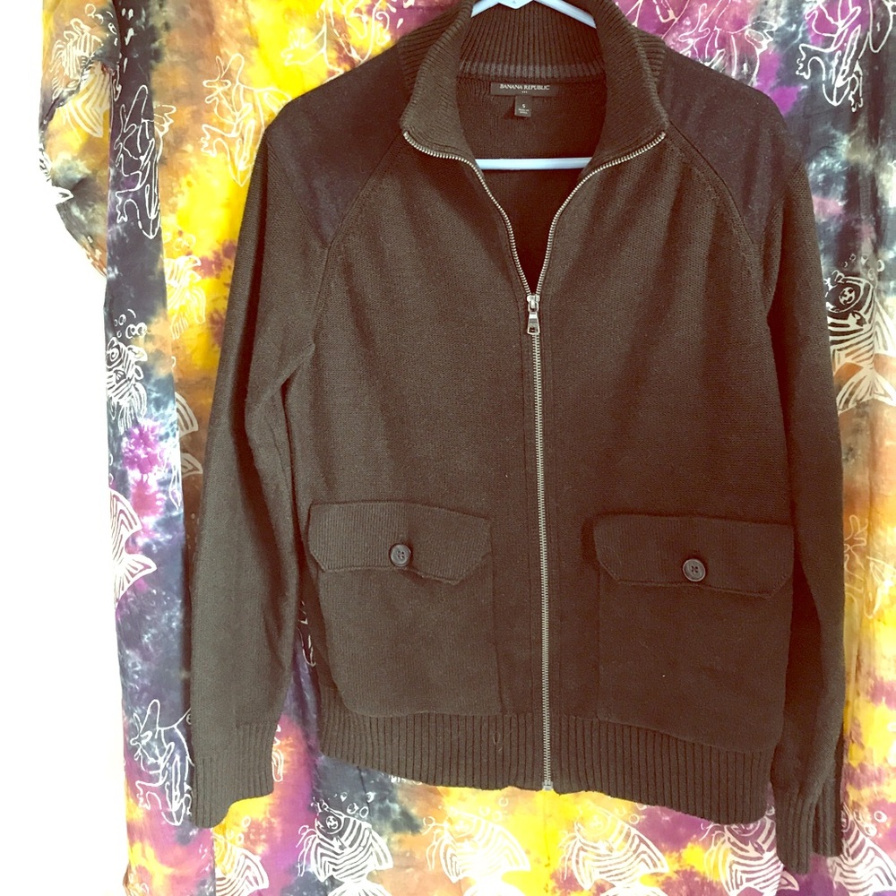 Banana Republic Full Zip Sweater Jacket/Cardigan