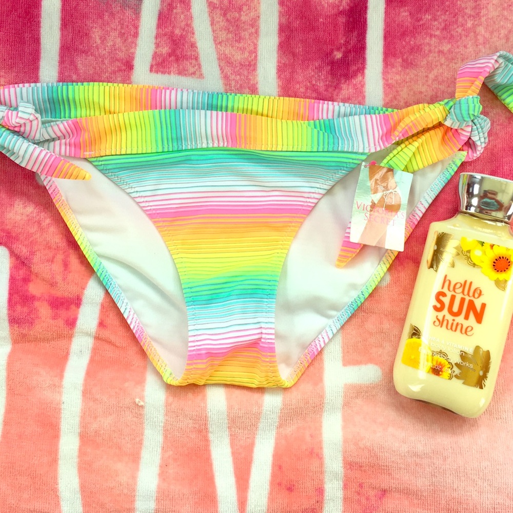 Rainbow Victoria Secret Bathing Suit Bottoms