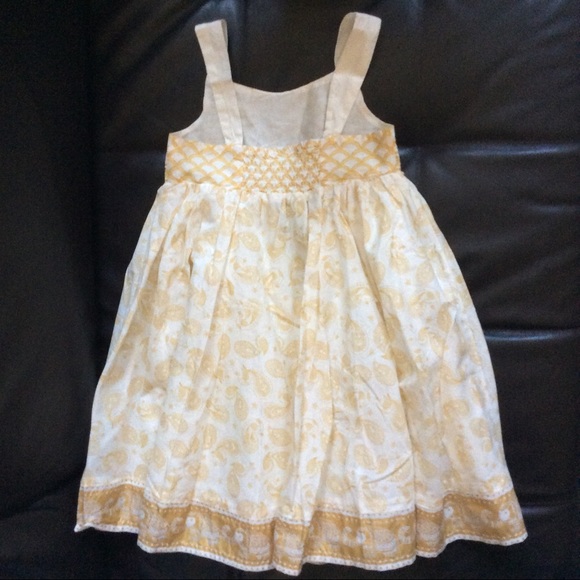 NWT Ivory & Gold Elephant Sundress size US 4-5Y - Picture 4 of 4