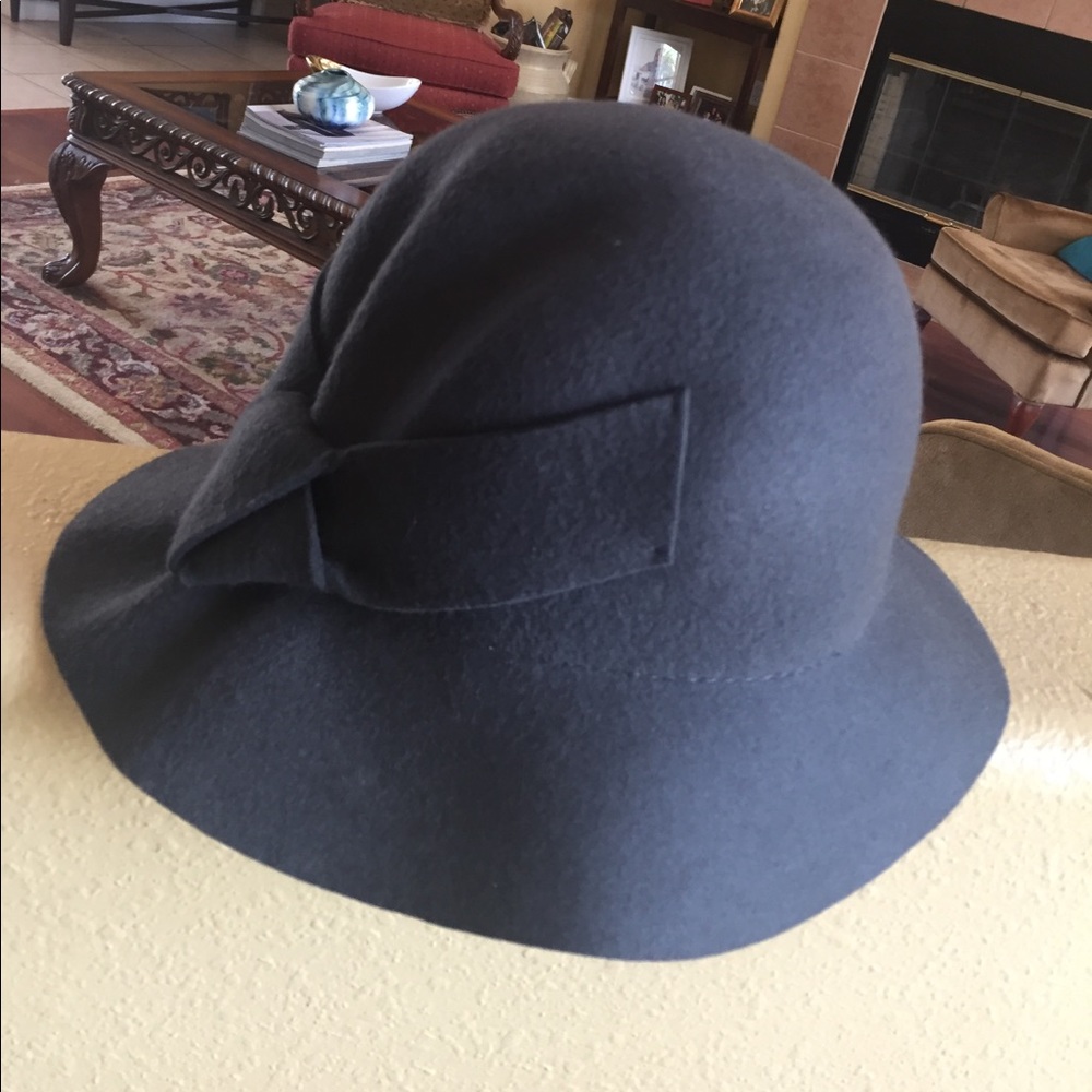 The Limited Deep Grey Cloche Hat