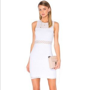 NWOT Eight Sixty White eyelet bodycon dress size M