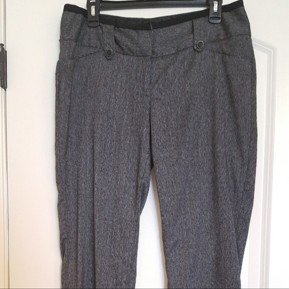 Maurices dress pants black and white