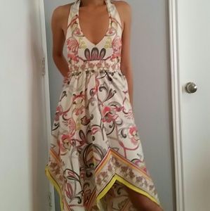 NWT H&M halter handerchief dress - size 0