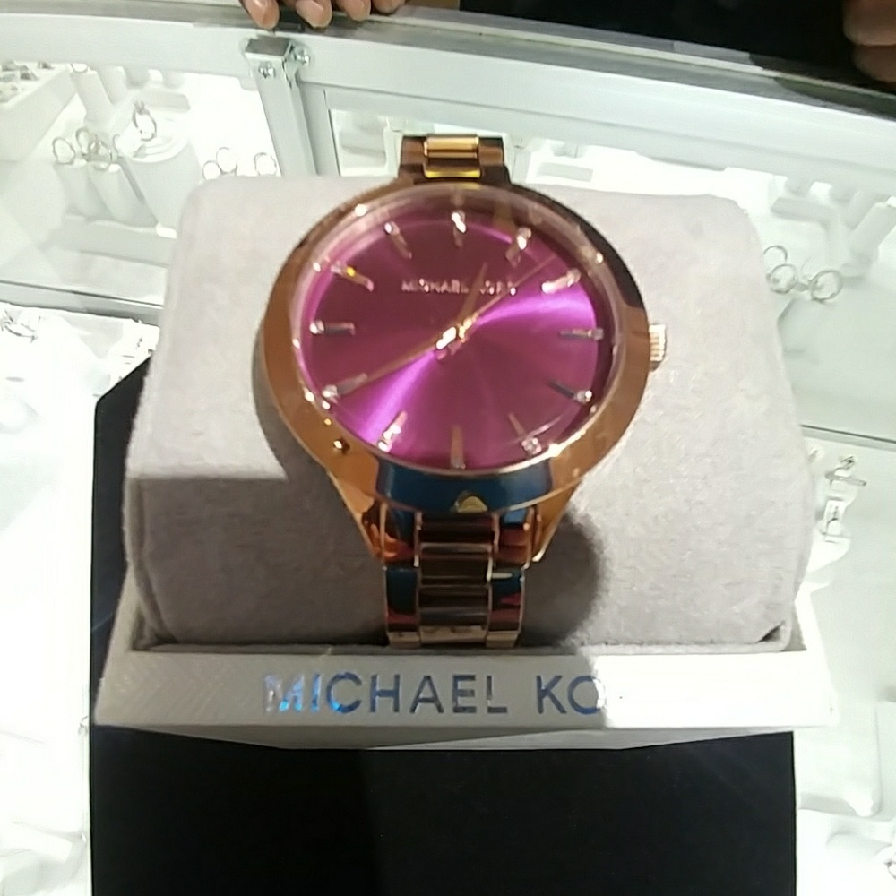 Michael Kors MK-3536 Rose Gold Pink Face - Picture 4 of 4