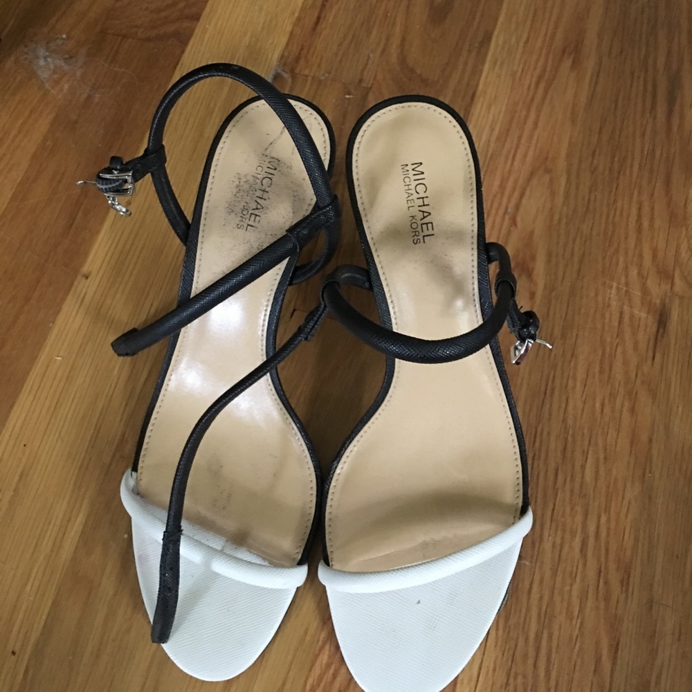 worn once but nick on one of the heel