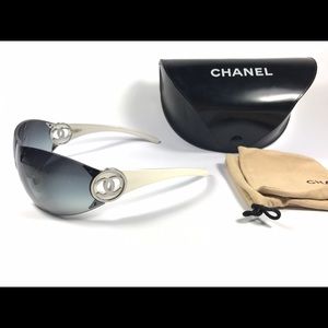 CHANEL Rimless Shield Sunglasses 💯 Authentic