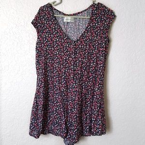 Abercrombie & Fitch Floral Romper