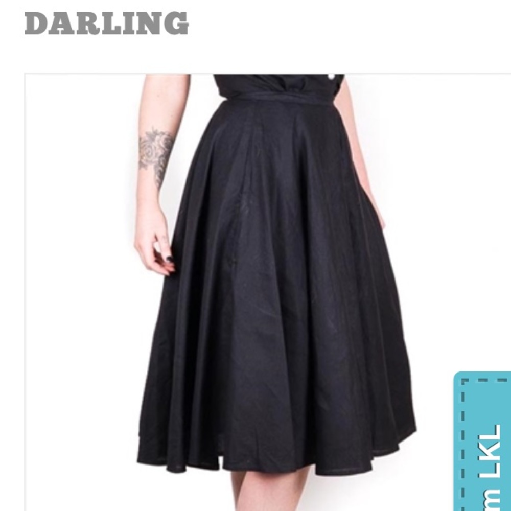 Lady K Loves Black Skirt