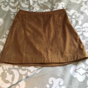 Abercrombie & Fitch suede skirt