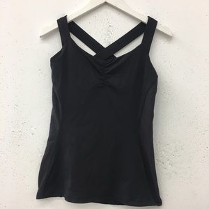 Lululemon cross back tank with built in bra