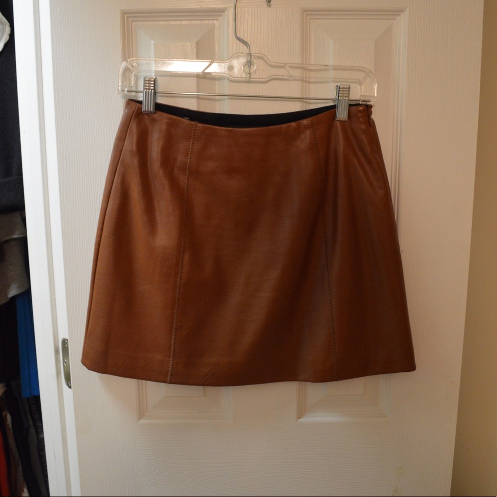 MM Couture Vegan leather skirt