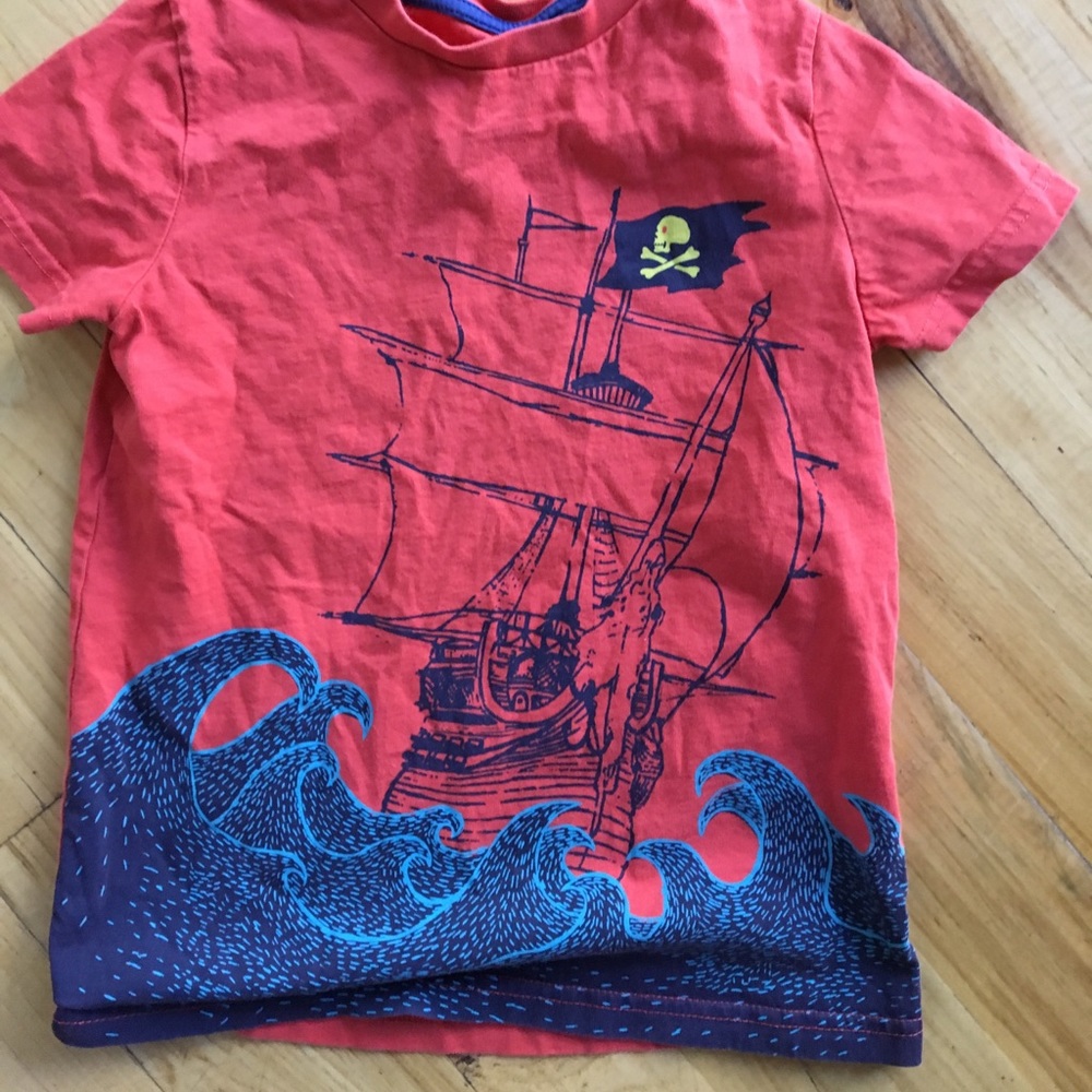 Boden boys pirate shirt