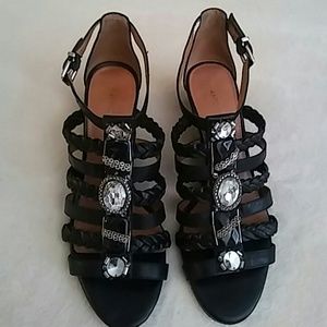 ANTONIO MELANI JEWELED WEDGES