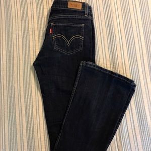 Levi's 518 super low bootcut jeans