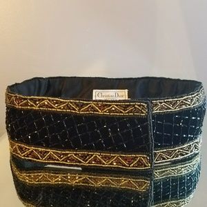 Hand beaded vintage Christian Dior Belt