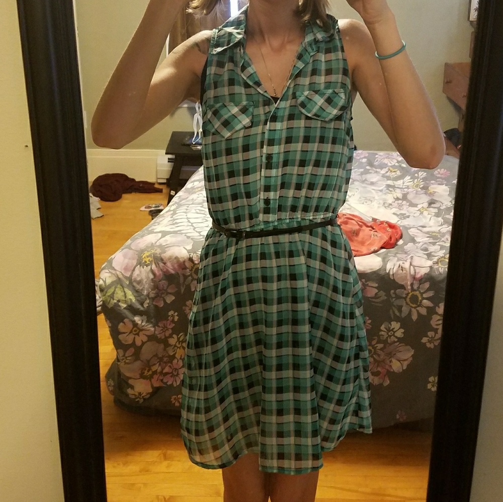 *final price* Plaid dress
